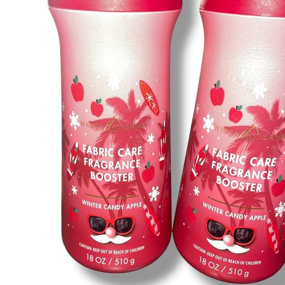 Bath & Body Works White Barn Winter Candy Apple Fragrance Booster 18 oz Lot of 2 - Picture 3 of 10